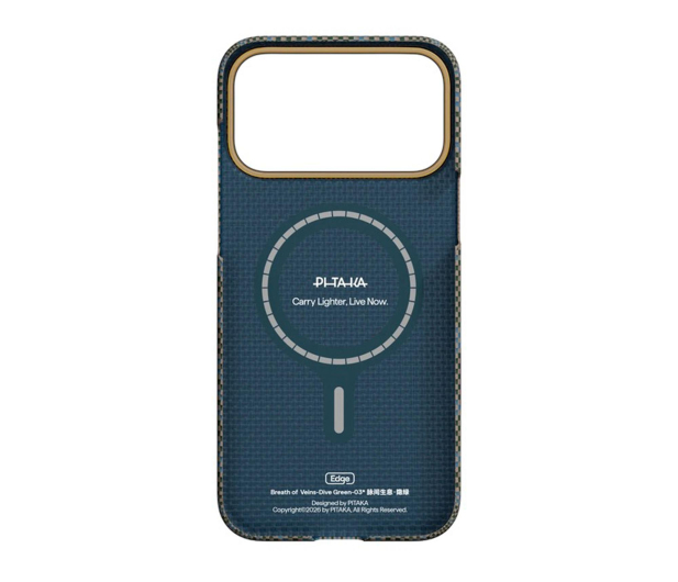 PITAKA Edge Case Breath of Veins do iPhone 17 Pro Max Dive Green - 1541663 - zdjęcie 2